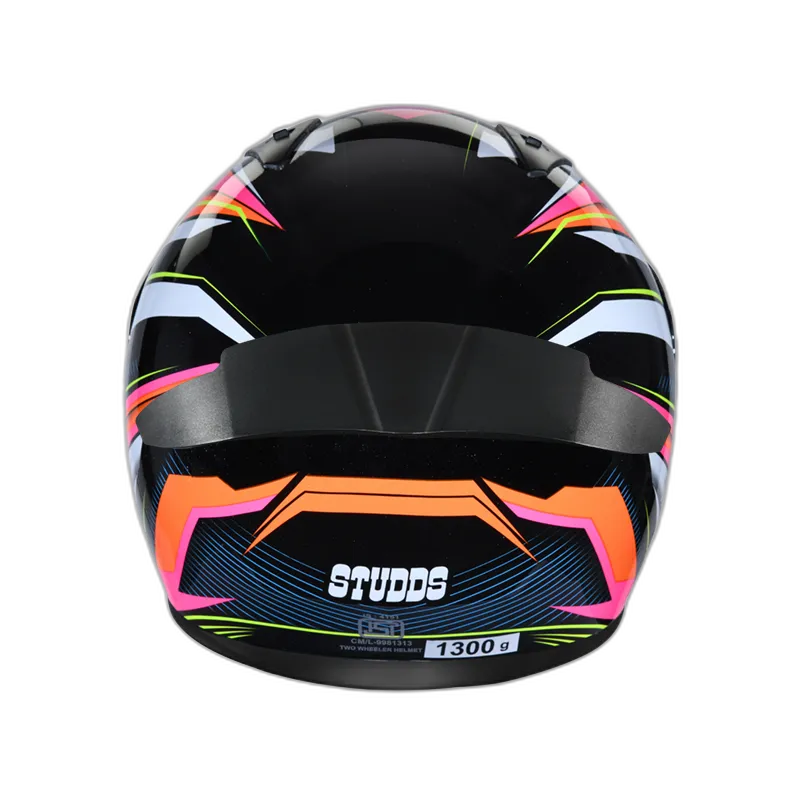 STUDDS Thunder D8 Matt Black N10 Full Face Helmet
