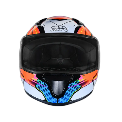 STUDDS Thunder D8 Matt Black N10 Full Face Helmet