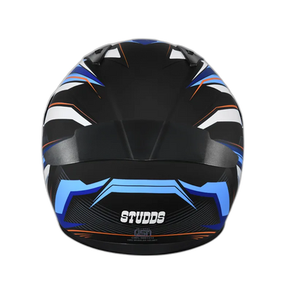 STUDDS Thunder D8 Matt Black N1 Full Face Helmet