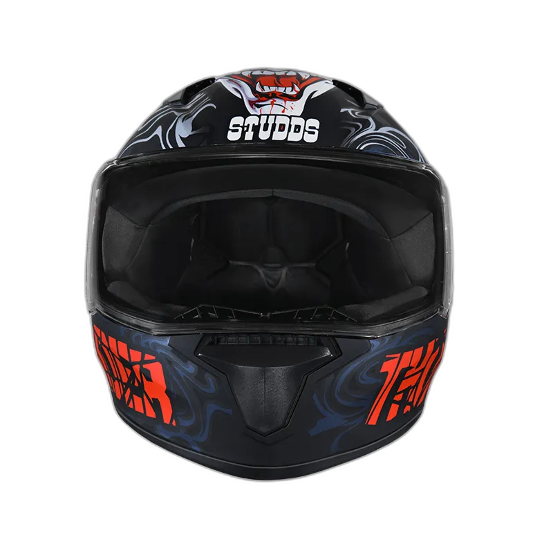 STUDDS Thunder D8 Matt Black N2 Full Face Helmet