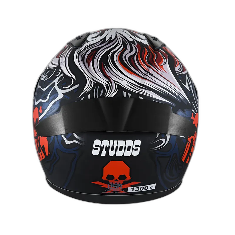 STUDDS Thunder D8 Matt Black N2 Full Face Helmet