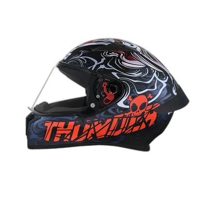 STUDDS Thunder D8 Matt Black N2 Full Face Helmet