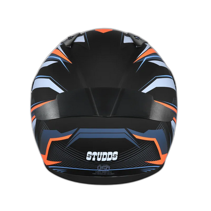 STUDDS Thunder D8 Matt Black N4 Full Face Helmet
