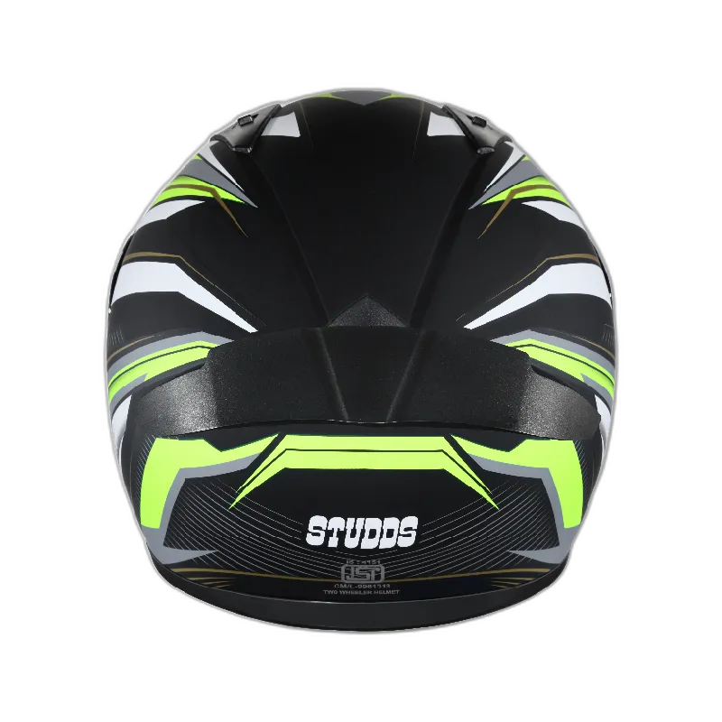 STUDDS Thunder D8 Matt Black N5 Full Face Helmet