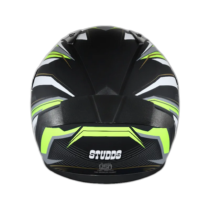 STUDDS Thunder D8 Matt Black N5 Full Face Helmet
