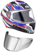 STUDDS Thunder D8 White N1 Full Face Helmet