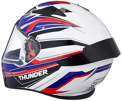 STUDDS Thunder D8 White N1 Full Face Helmet