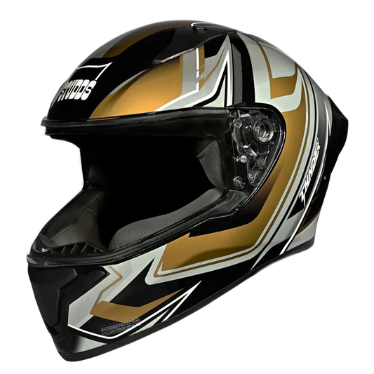 STUDDS Thunder D9 Flash Black N12 Full Face Helmet