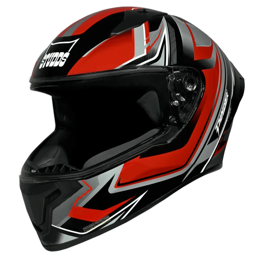STUDDS Thunder D9 Flash Black N2 Full Face Helmet