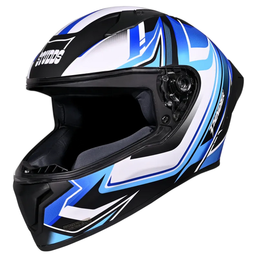 STUDDS Thunder D9 Flash Matt Black N1 Full Face Helmet