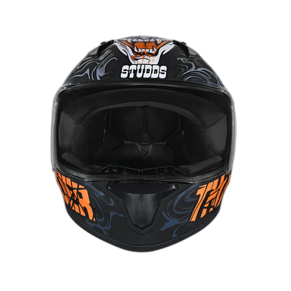 STUDDS Thunder D9 Matt Black N10 Full Face Helmet