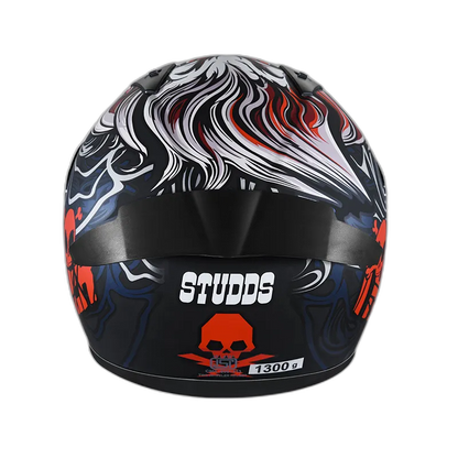 STUDDS Thunder D9 Matt Black N2 Full Face Helmet