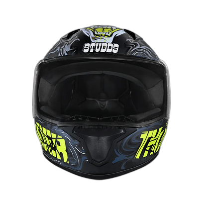 STUDDS Thunder D9 Matt Black N5 Full Face Helmet