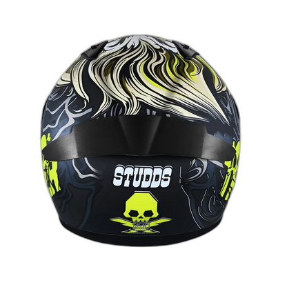 STUDDS Thunder D9 Matt Black N5 Full Face Helmet