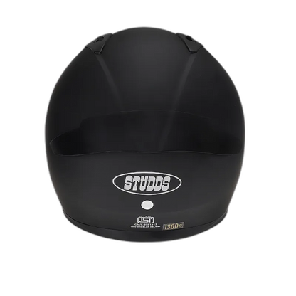 STUDDS Thunder Matt Black Full Face Helmet