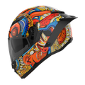 RIDEX Titanium Diabo Glossy Red Full Face Helmet