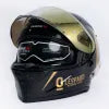 RIDEX Titanium Gen Il Leopard Black Gold Full Face Helmet