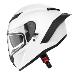 RIDEX Titanium Gen Il Pearl White Glossy Full Face Helmet