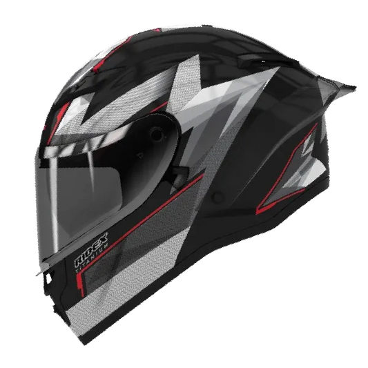 RIDEX Titanium Gen Il White Bolt Full Face Helmet