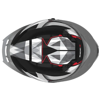 RIDEX Titanium Gen Il White Bolt Full Face Helmet