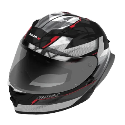 RIDEX Titanium Gen Il White Bolt Full Face Helmet