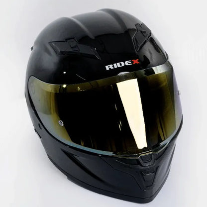 RIDEX Titanium Midnight Black Glossy Full Face Helmet