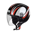 STUDDS Track Super D3 Black N6 Half Face Helmet