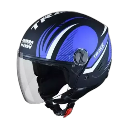 STUDDS Track Super D3 Matt Black N1 Half Face Helmet