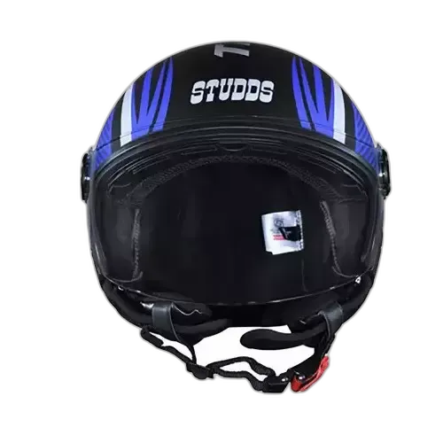 STUDDS Track Super D3 Matt Black N1 Half Face Helmet
