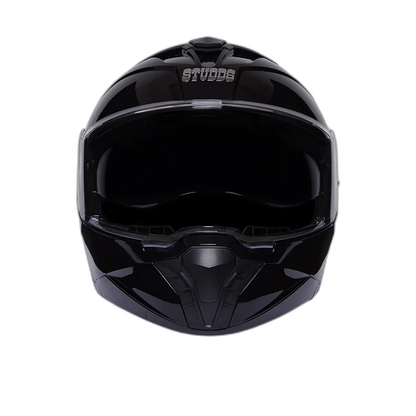 STUDDS Trooper Black Fu Flip Up Helmet