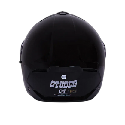 STUDDS Trooper Black Fu Flip Up Helmet