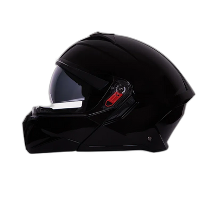 STUDDS Trooper Black Fu Flip Up Helmet