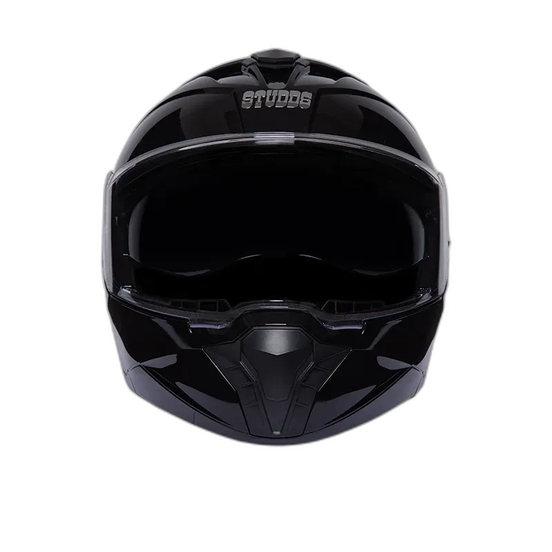 STUDDS Trooper D1 Black Flip Up Helmet