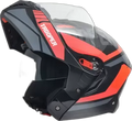 STUDDS Trooper D1 Black N8 Fu Flip Up Helmet
