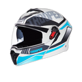 STUDDS Trooper D1 Grey N1 Fu Flip Up Helmet