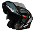STUDDS Trooper D1 White N2 Fu Flip Up Helmet