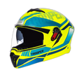 STUDDS Trooper D1 Yellow N3 Flip Up Helmet