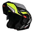 STUDDS Trooper D2 Black Fluorescent Yellow N5 Flip Up Helmet