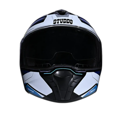 STUDDS Trooper D2 Black N1 Flip Up Helmet