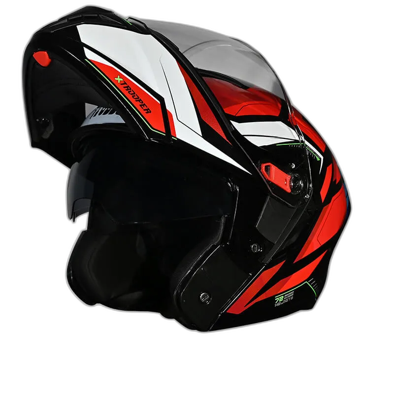 STUDDS Trooper D2 Black N2 Flip Up Helmet