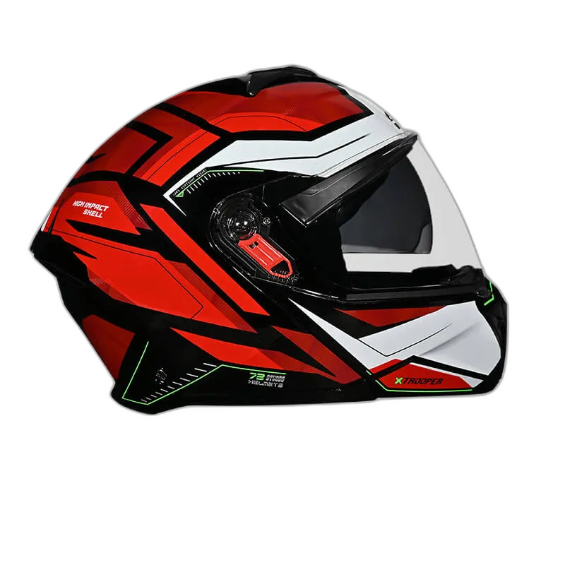 STUDDS Trooper D2 Black N2 Flip Up Helmet