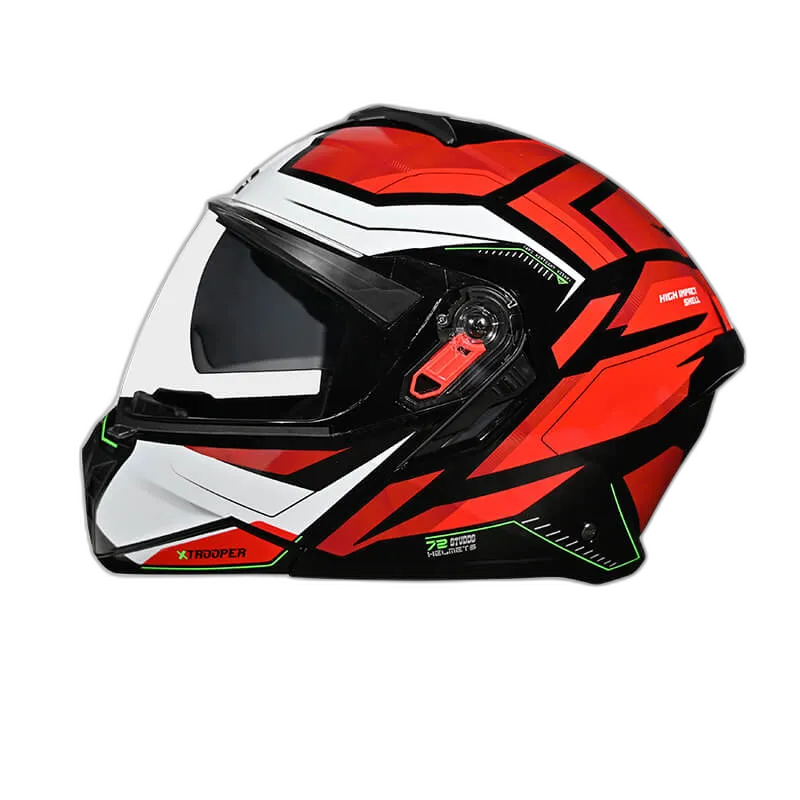 STUDDS Trooper D2 Black N2 Flip Up Helmet