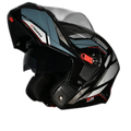 STUDDS Trooper D2 Black N4 Flip Up Helmet
