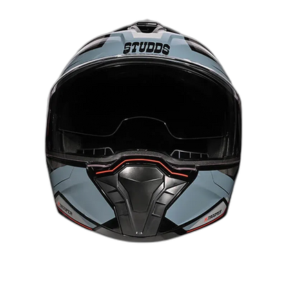 STUDDS Trooper D2 Black N4 Flip Up Helmet