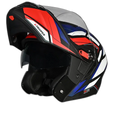 STUDDS Trooper D2 Blue N6 Flip Up Helmet