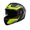 STUDDS Trooper D2 Matt N5 Yellow Flip Up Helmet