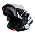 STUDDS Trooper D3 Black N6 Flip Up Helmet