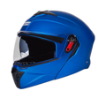 STUDDS Trooper Matt Blue Fu Flip Up Helmet