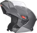 STUDDS Trooper Matt Gun Grey Fu Flip Up Helmet