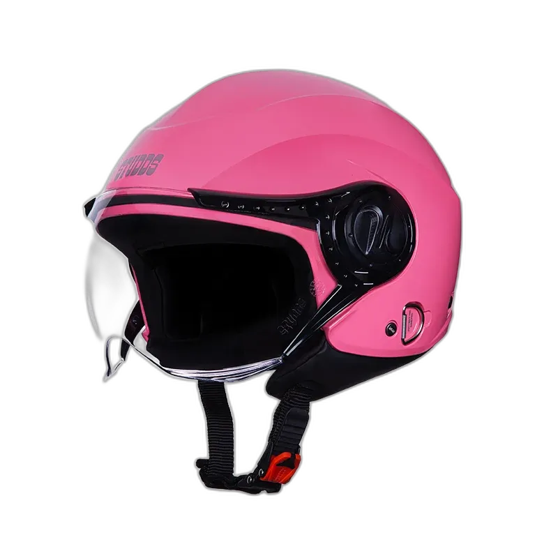 STUDDS Urban Dame Baby Pink Half Face Helmet
